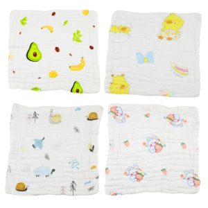 Muslin Wash Cloth Pack of 4 - 1