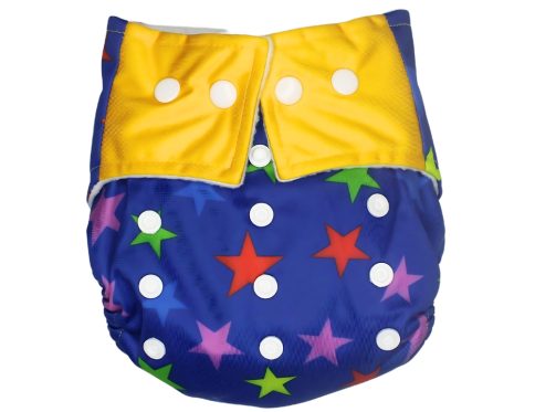 Cloth Diaper Dark Blue with Star