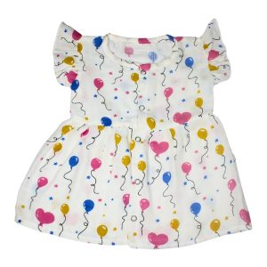 Muslin Frill Frocks Balloon