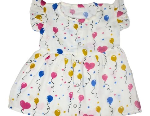 Muslin Frill Frocks Balloon