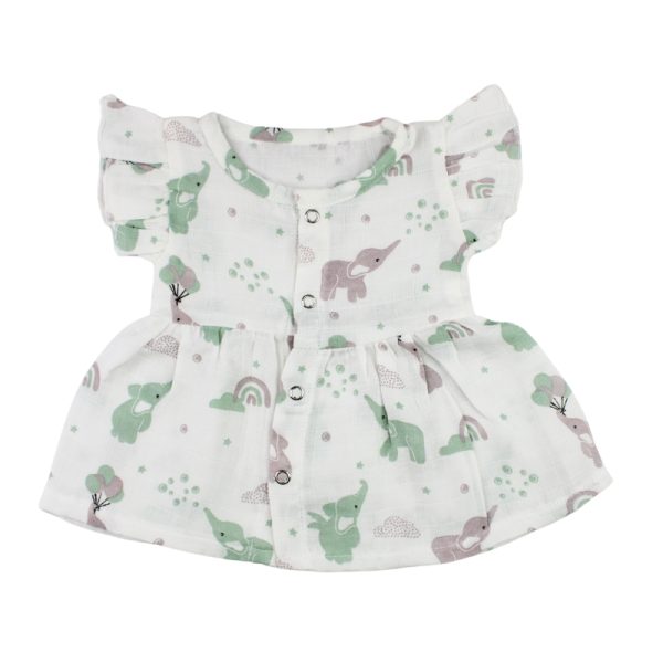 Muslin Frill Frocks Elephant