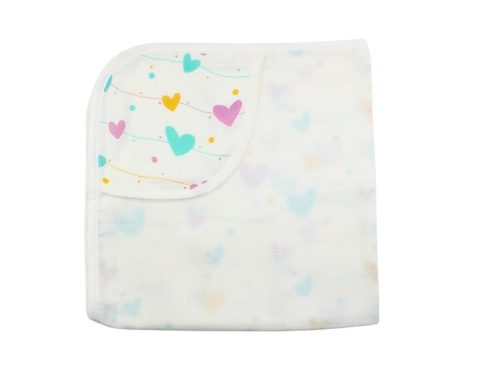 Muslin Hooded Towel 2-Layer Colour Love Hood