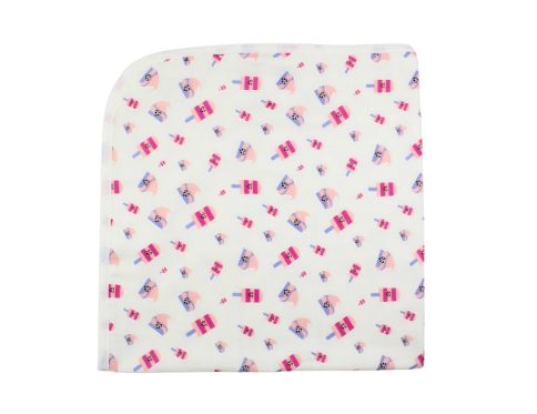 Muslin Hooded Towel 2-Layer Pop Slice Ice