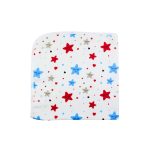 Muslin Hooded Towel 2-Layer Star