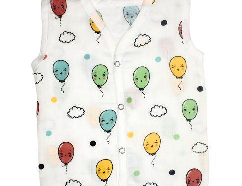 Muslin Jabla - Balloon Print