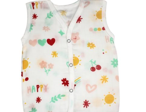 Muslin Jabla - Happy Print