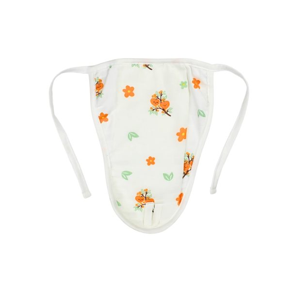 Muslin Nappy Orange Heart