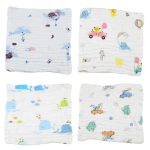 Muslin Wash Cloth Pack of 4 - 3