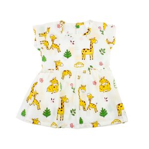 Cotton Frock Giraffe