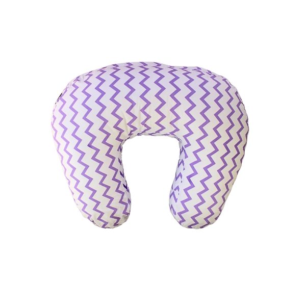 Feeding Pillow Purple Zig Zag Dreams