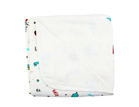 Muslin 6-Layer Blanket Dinosaur Backside