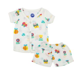 Muslin Co-ord Set Bee and Dragonfly