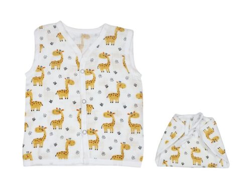 Muslin Jabla Nappy Set Giraffe