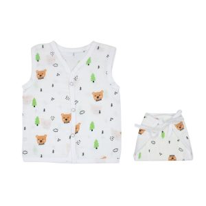 Muslin Jabla Nappy Set Tedy