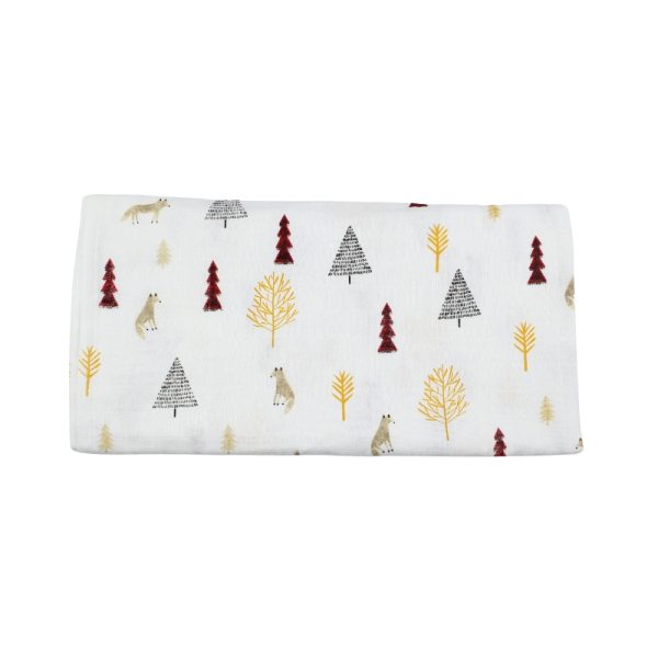 Muslin Towel 70x110 Fox in the Forest