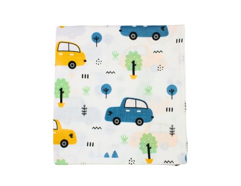 Muslin Swaddle Cars