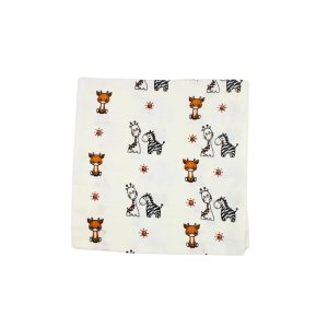 Muslin Swaddle Giraffe and Zebra