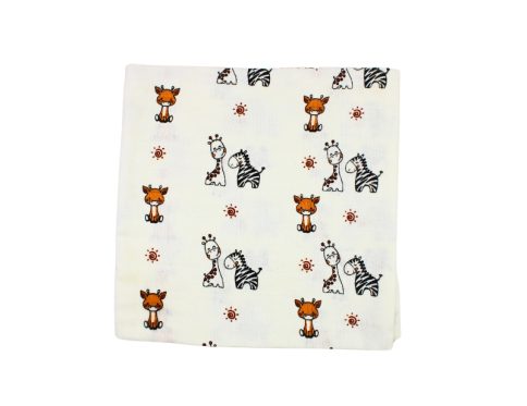 Muslin Swaddle Giraffe and Zebra