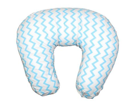 Feeding Pillow Blue Zig Zag Dreams