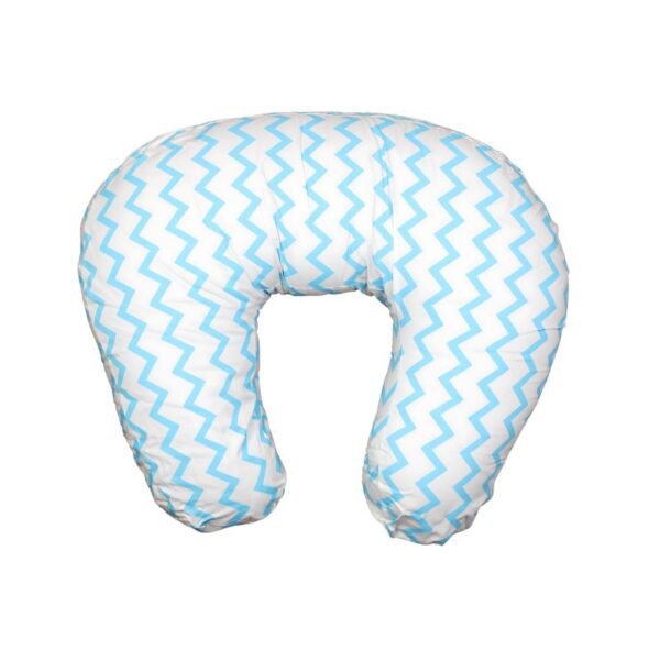 Feeding Pillow Blue Zig Zag Dreams