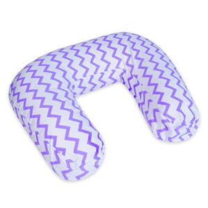 Feeding Pillow Purple ZigZag