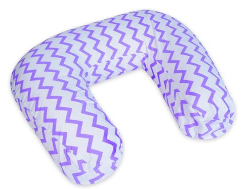 Feeding Pillow Purple ZigZag