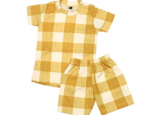 Knitted Cotton Co-ord set Checked