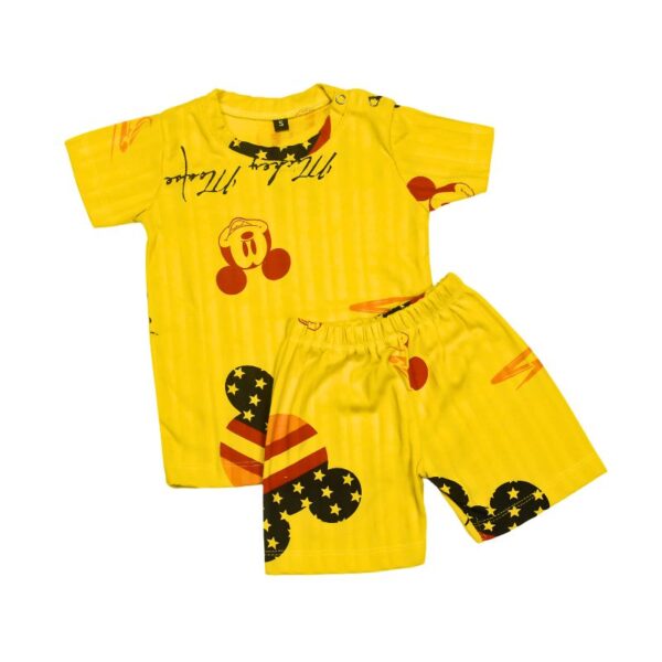 Knitted Cotton Co-ord Set Mickey