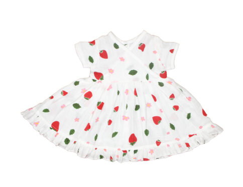 Muslin Frock Strawberry