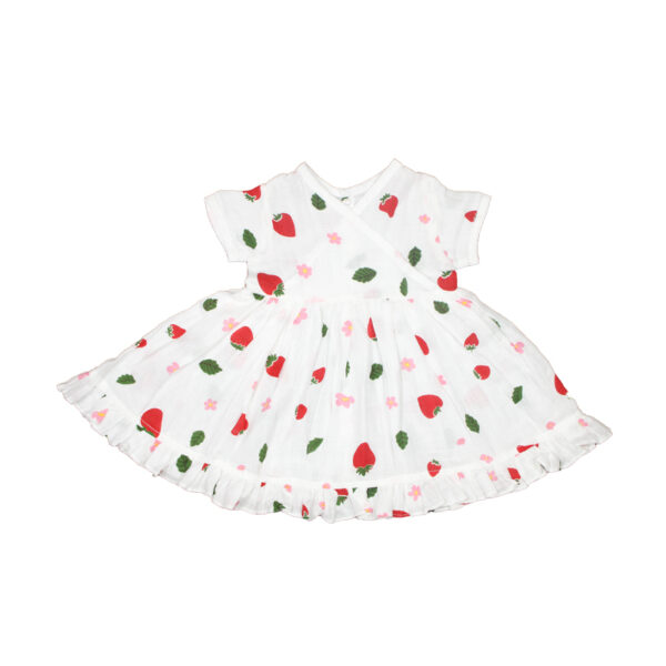 Muslin Frock Strawberry